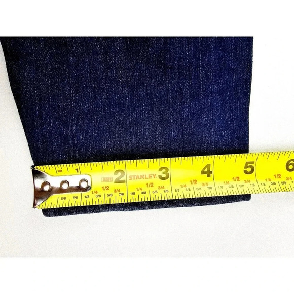 Madewell Size 26X28 Women's 10" High Rise Skinny Skinny Blue Denim Logo Jeans - Picture 4 of 11